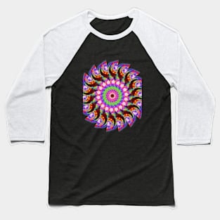 Peaking trip mandala Baseball T-Shirt